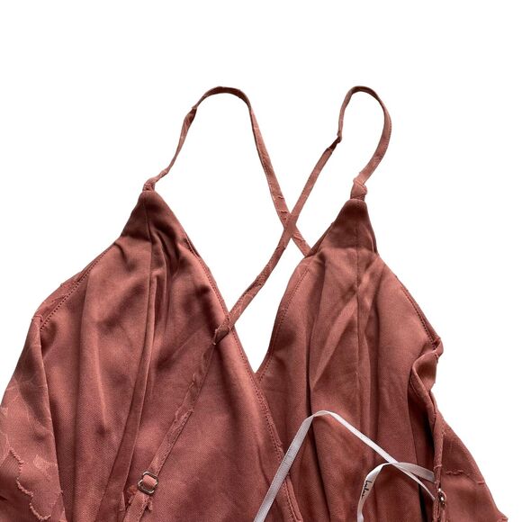 Lulu’s  Mini Dress Days Of Beauty Dusty Rose Size Small New With Tags Size XS - Picture 7 of 9